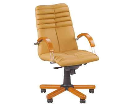 Кресло для руководителя GALAXY wood chrome LB