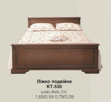 Ліжко Двоспальне КТ-530 РОСАВА