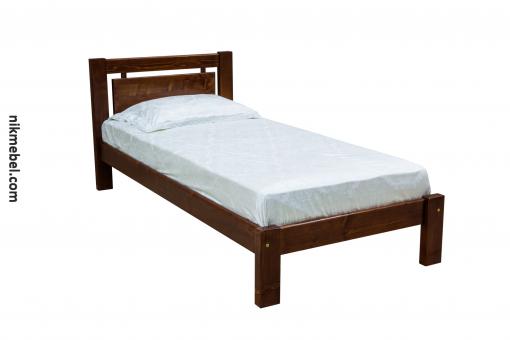 Ліжко односпальне Л-110 - горіх