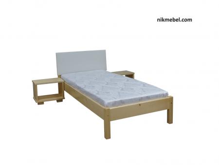 Кровать односпальная Л-145 - натуральный