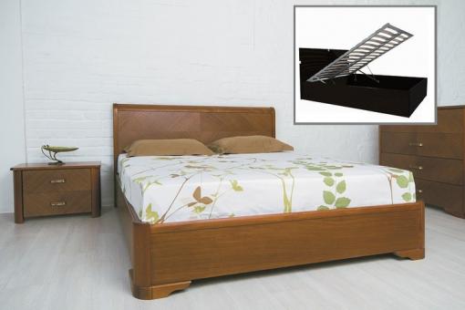 Ліжко Мілена з інтарсією з мех. (1900/2000*1600)