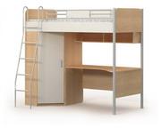 Кровать+стол+шкаф M-16-2 серия MEGA