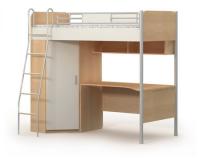 Кровать+стол+шкаф с рисунком MEGA М-16-2m