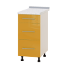 Н400/Н87-400 ящики МОДЕРН - оранж + дуб молочный