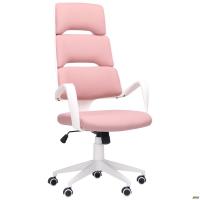 Кресло SPIRAL White (pink, светло-серый)