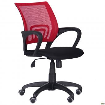 Кресло AMF ВЕБ - Сетка черный, красный