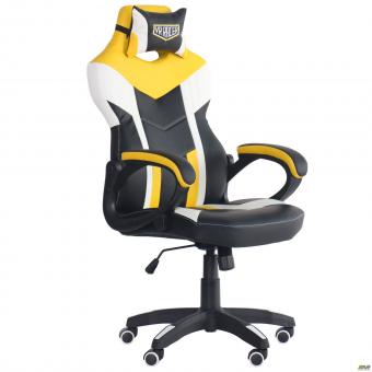 Крісло VR RACER DEXTER JOLT - чорний, жовтий