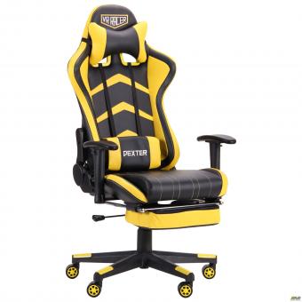 Кресло VR RACER DEXTER MEGATRON - черный, желтый 