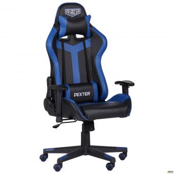 Кресло VR RACER DEXTER SLAG - черный, синий 